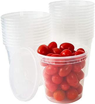 24 oz Deli Container with Clear Lid | 240 Units
