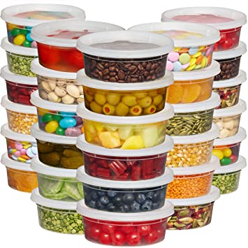 8 oz Deli Container with Clear Lid | 240 Units