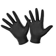 BlackShield8 Nitrile Disposable Gloves, Black.  Size: L   8MIL 12" | 1000 pc