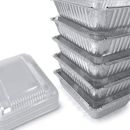 Half Pan Medium | Aluminium Rectangle Containers 100pc per case