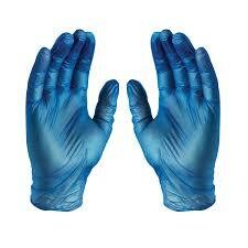 Blue Vmax Vinyl Examination Gloves.  Size: L    4 MIL | 1000 pc