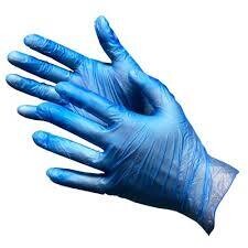 Blue Vmax Vinyl Examination Gloves.  Size: M    4 MIL | 1000 pc