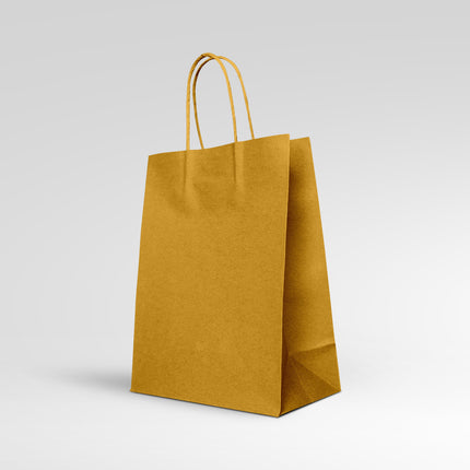 Kraft Paper Bag with Handles 13 x7x17