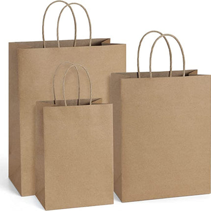 Kraft Paper Bag with Handles 13 x7x13