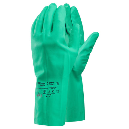 Green-Touch Nitrile Reusable Gloves. Size: XL | 12Pairs |   11mil