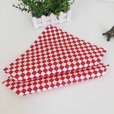 Wax Paper - Red Checker | 1000 units