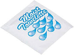 4" x 7" Moist Towelettes, 5 Drops | 1000pc