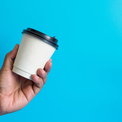 8OZ White Coffee Paper Cups | 1000 Units